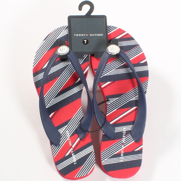 Tommy Hilfiger Womens Rose Flip Flops Thong Sandal - Picture 7 of 7